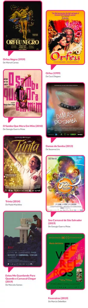 Infográfico filmes carnaval