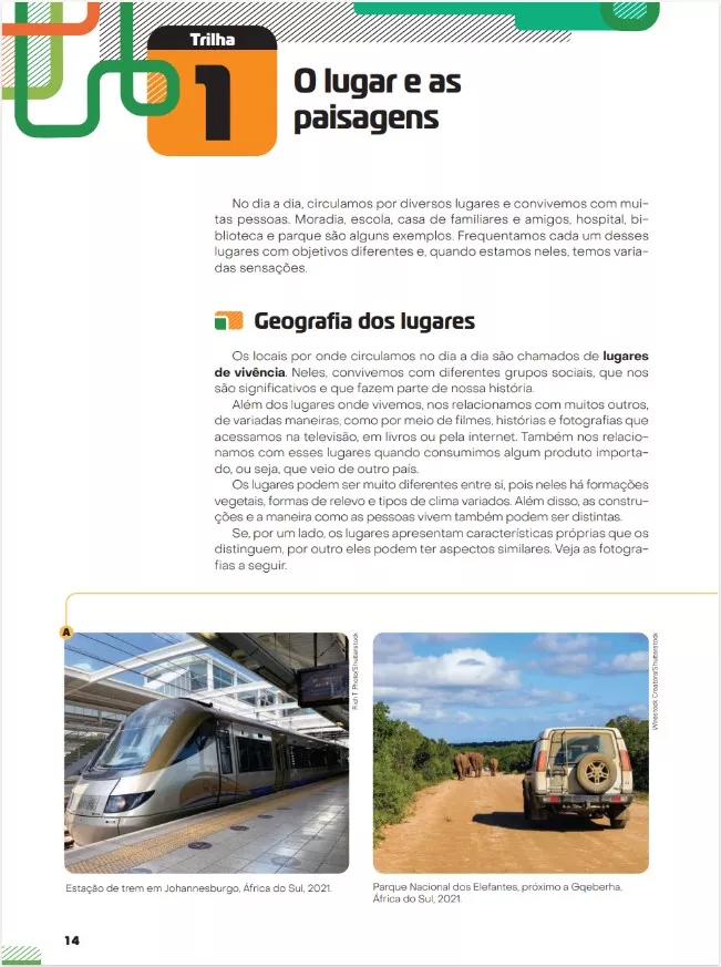 Jornadas Novos Caminhos – Geografia
6º ano, p. 14 – Trilha 1