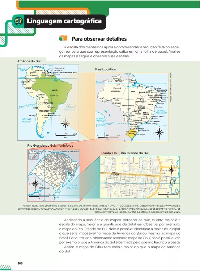 Jornadas Novos Caminhos - Geografia, 6º ano, p. 68