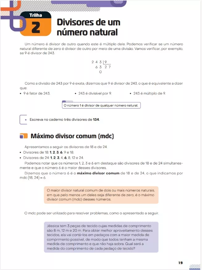 Jornadas Novos Caminhos – Matemática
7º ano, p. 19 – Trilha 2