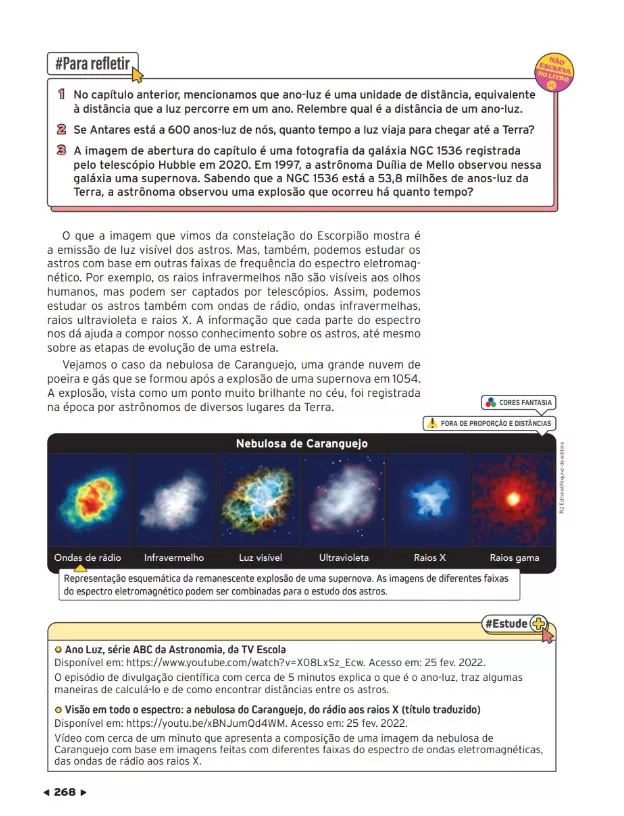 Livro #Sou+Ciências 9º ano pág. 268