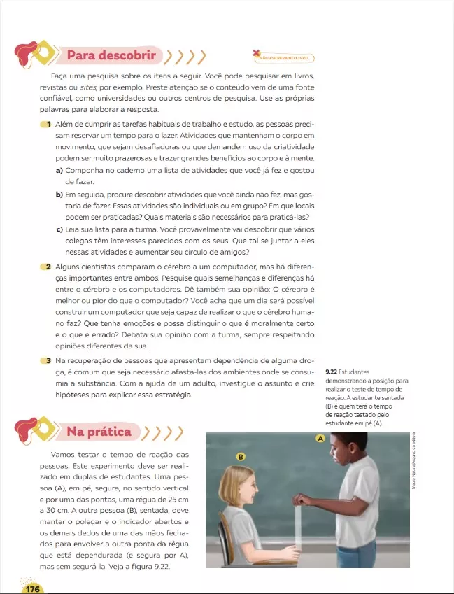 Teláris Essencial – Ciências, 6º ano, p. 176