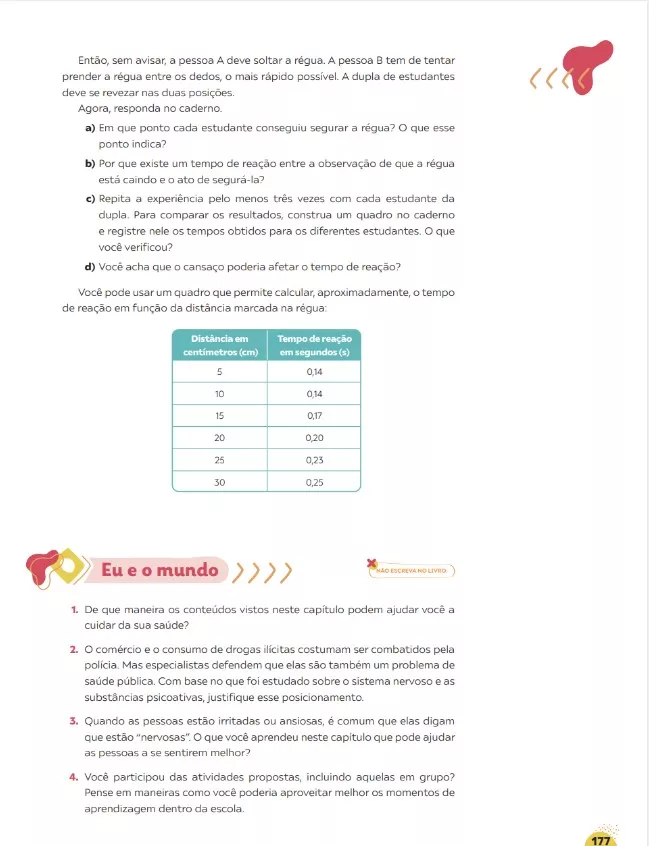 Teláris Essencial – Ciências, 6º ano, p. 177