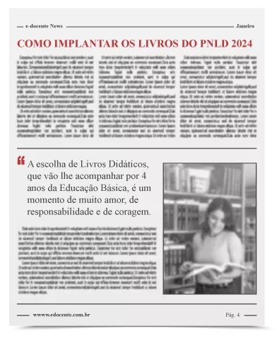 olho jornal implantação PNLD 2024