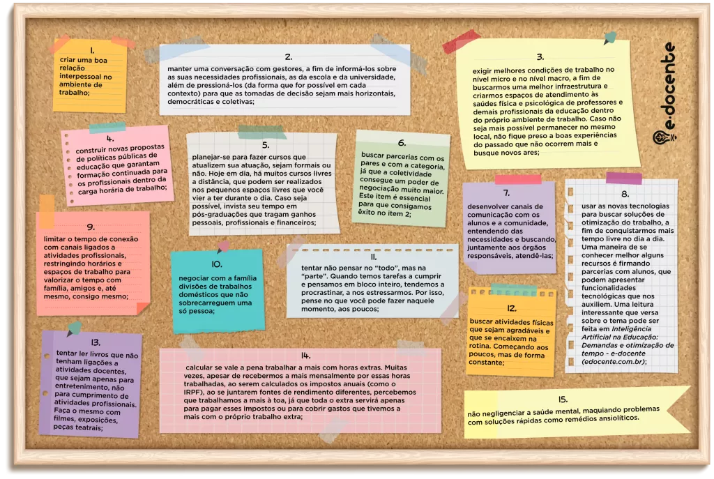 dicas para melhor qualidade de vida no trabalho do docente